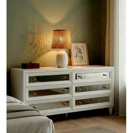 297191 - Concerto : Tủ 6 Ngăn Kéo Kết Hợp Kính - Ngang 1m83